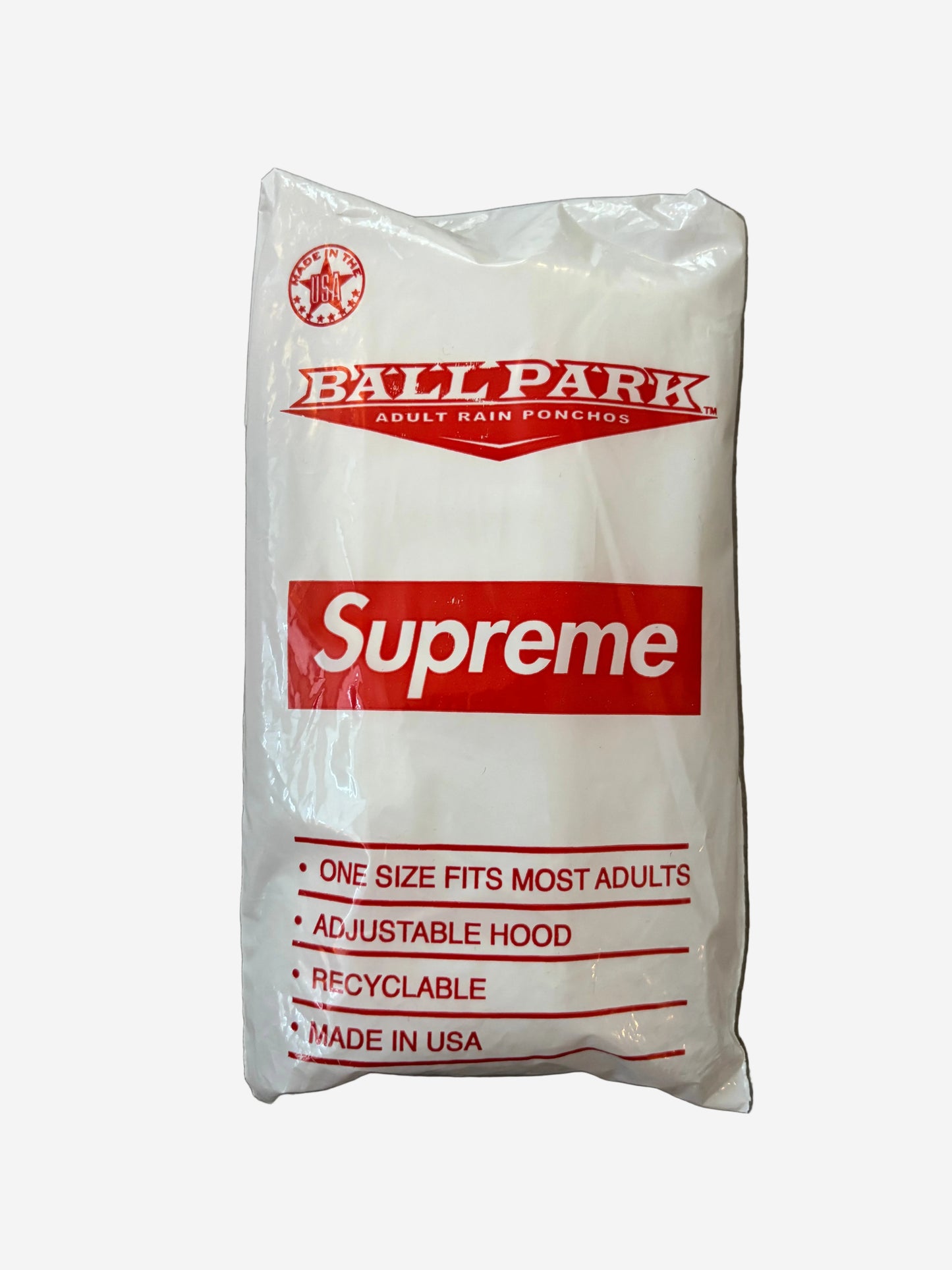 Supreme Ballpark Rain Poncho