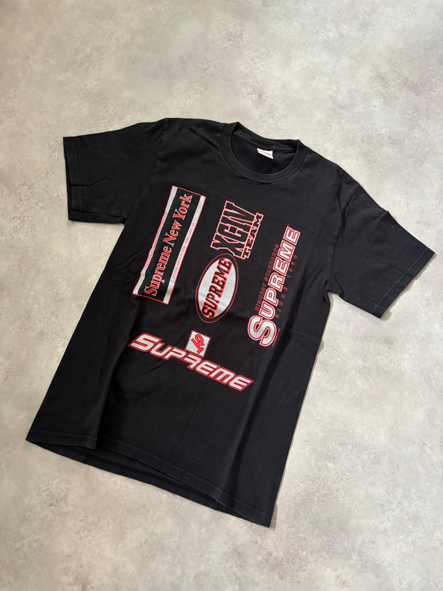 Supreme Multi Logos Tee (Str. S)