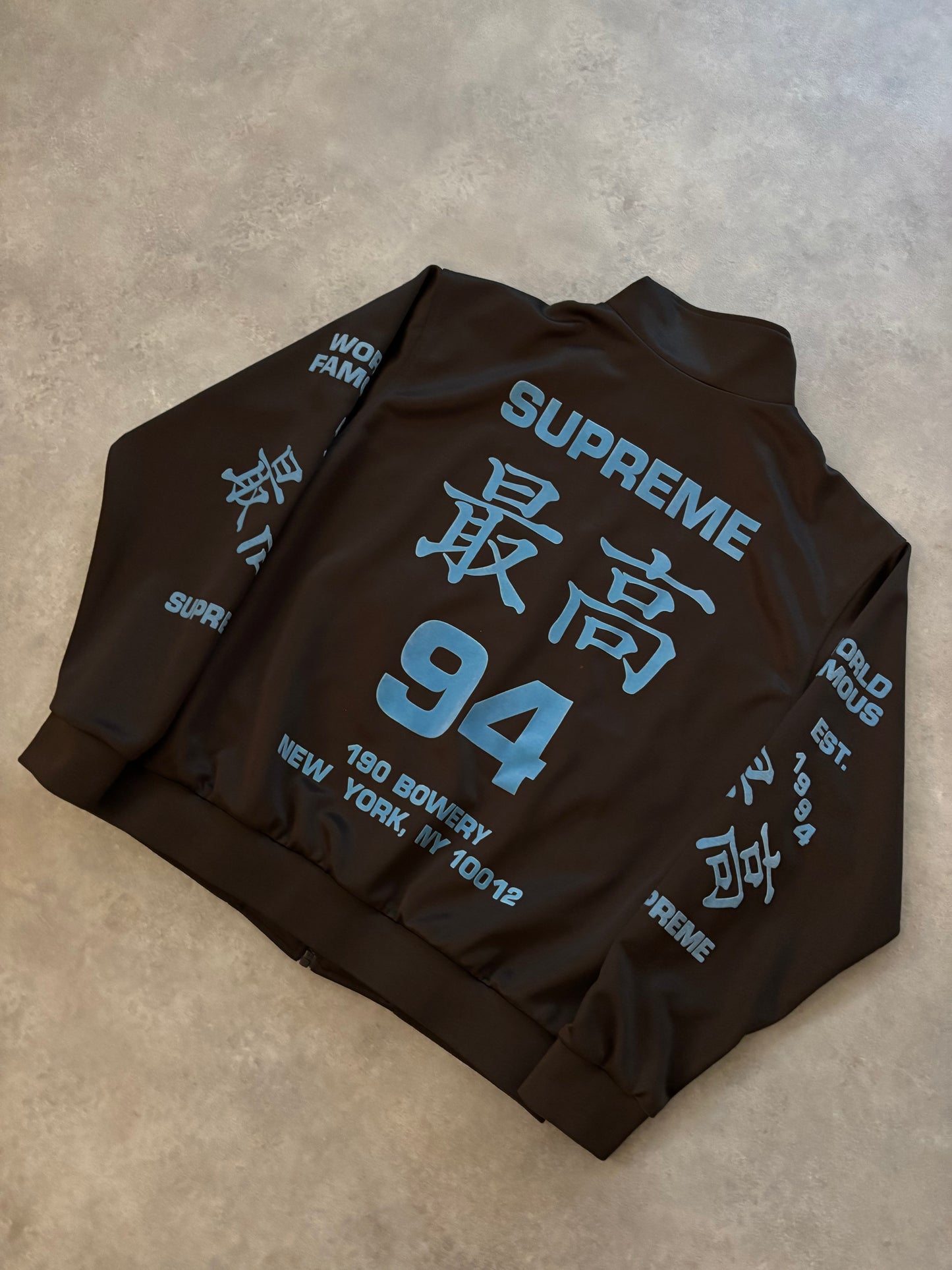 Supreme Worldwide Tricot Track Jacket (Str. S)
