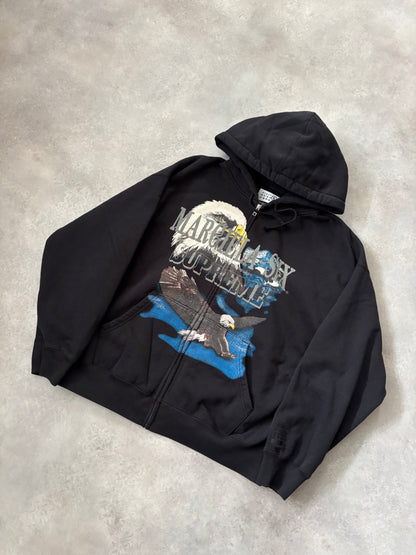 Supreme MM6 Maison Margiela Eagle Zip Up Hoodie (Str. M)