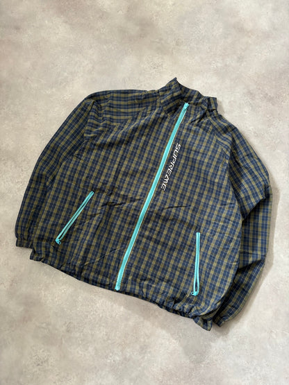 Supreme Plaid Track Jacket (Str. M)