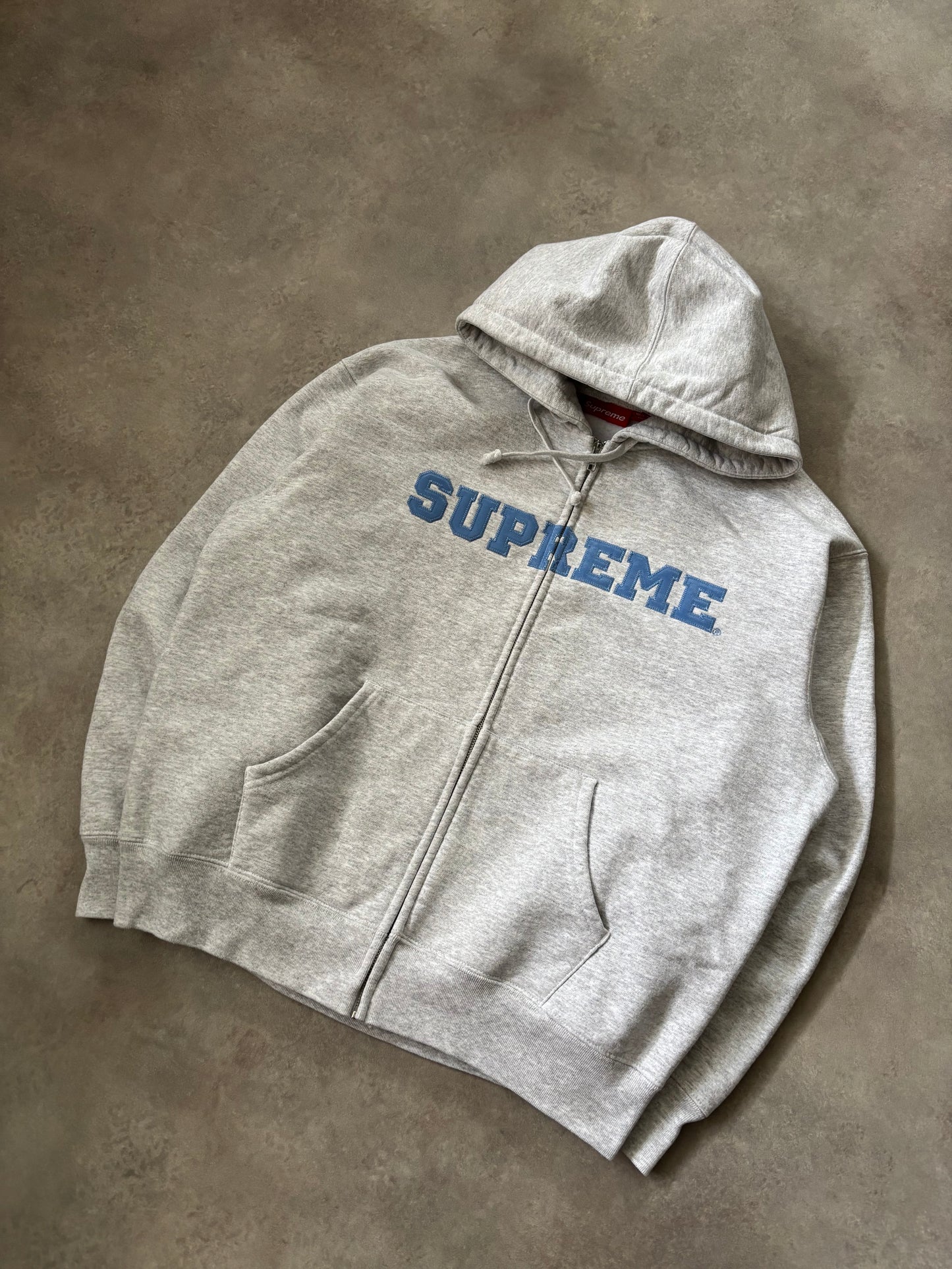 Supreme Collegiate Applique Zip Up Hoodie (Str. M)