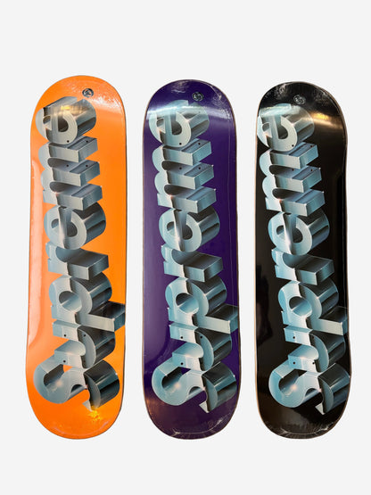 Supreme Chrome Logo Skateboard Deck