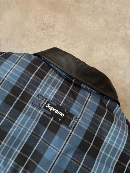 Supreme Leather Collar Puffy Jacket (Str. L)