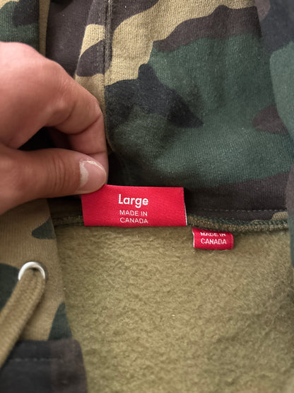 Supreme Collegiate Applique Zip Up Hoodie (Str. L)