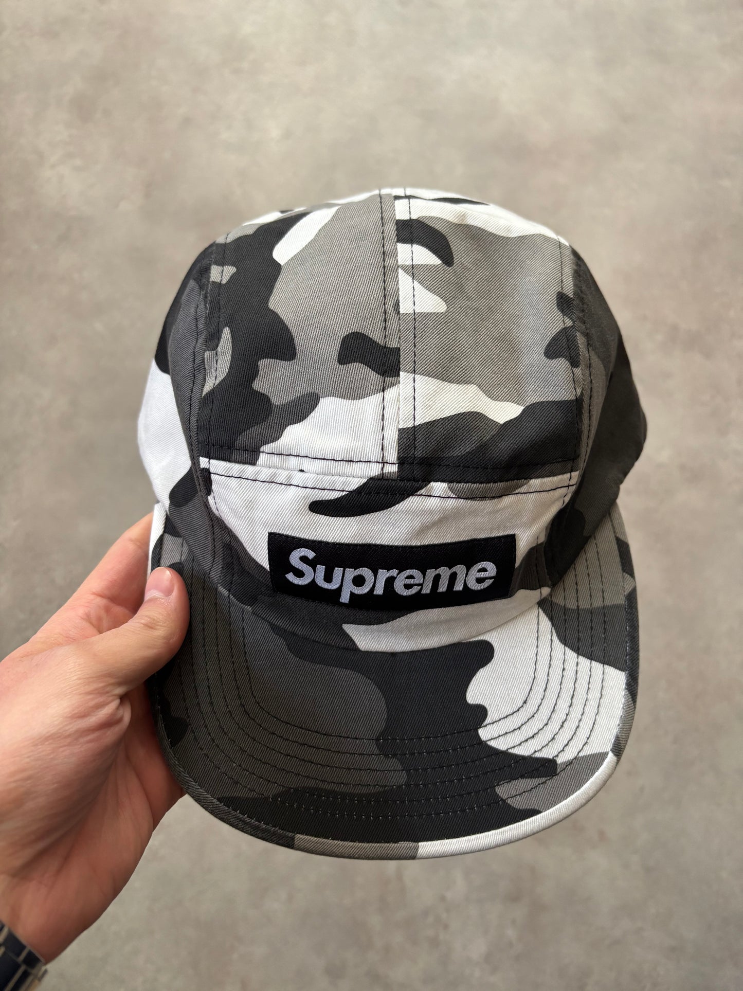 Supreme Washed Chino Twill Camp Cap