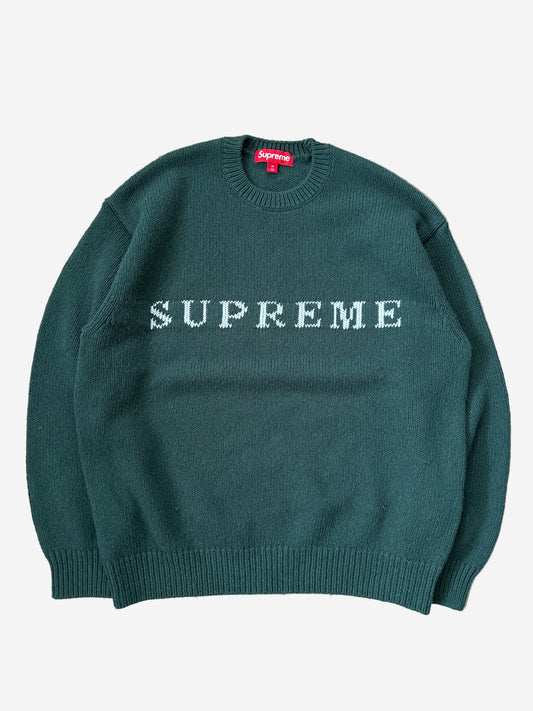 Supreme Contrast Logo Sweater (Str. M)