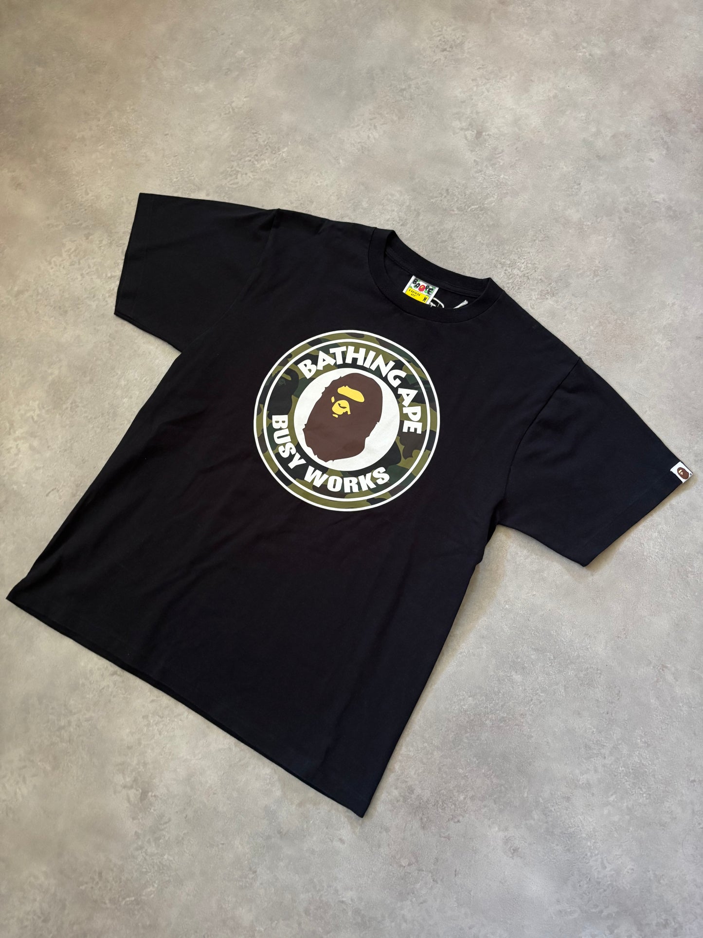 A Bathing Ape Green Camo Busy Works (Str. M)