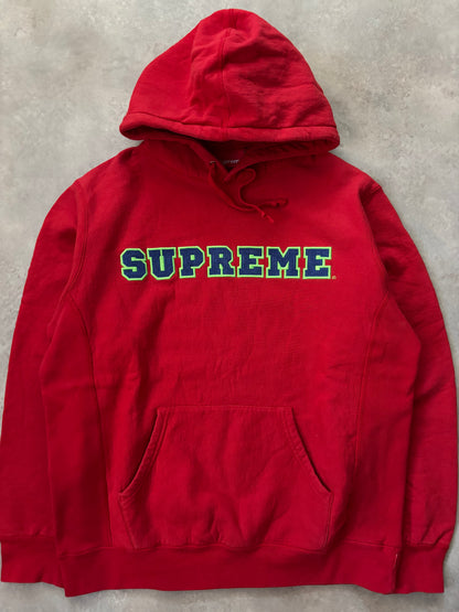Supreme Cord Collegiate Logo Hooded Sweatshirt (Str. L)