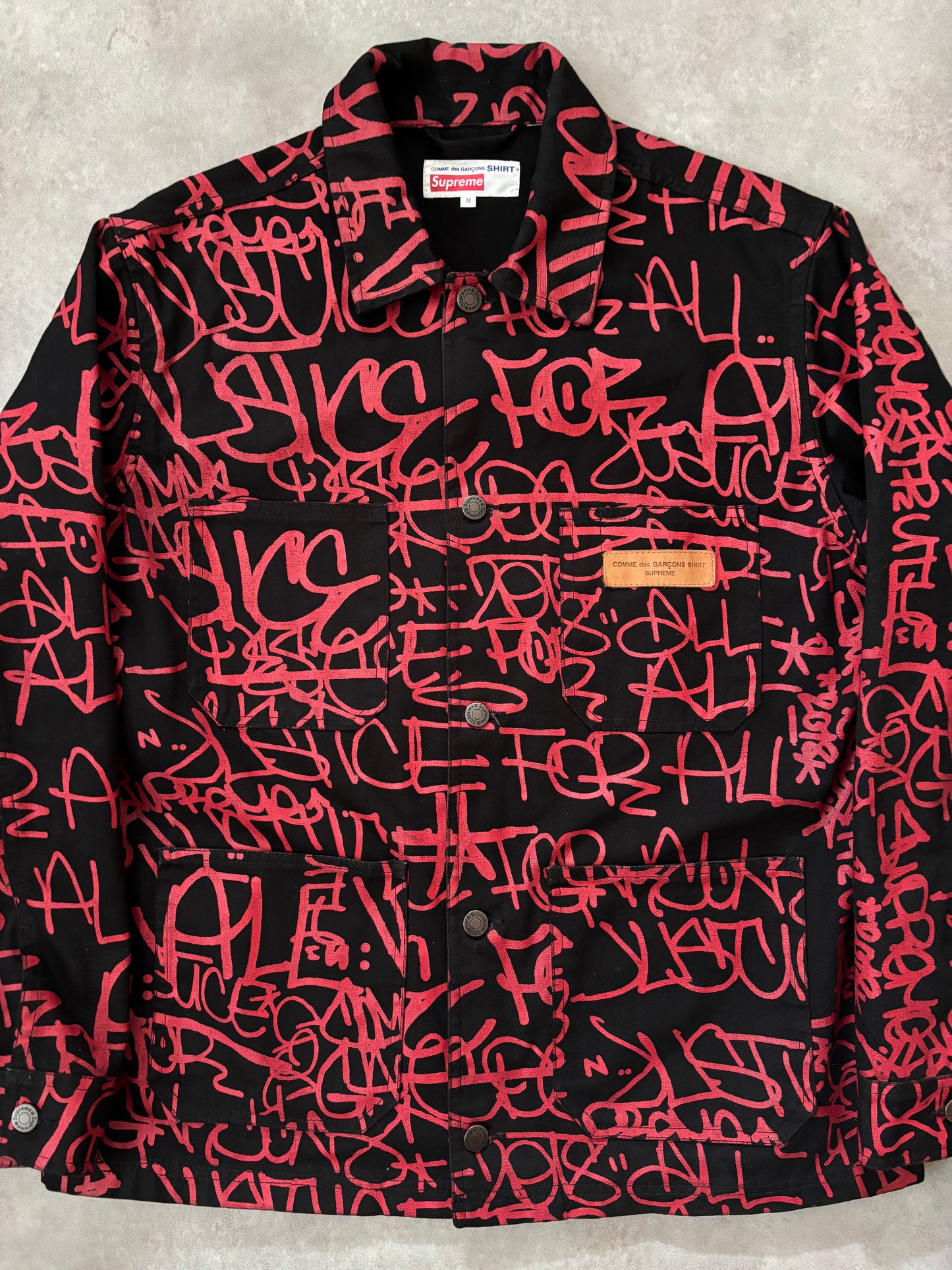 Supreme x CDG Justice For All Jacket (Str. M)