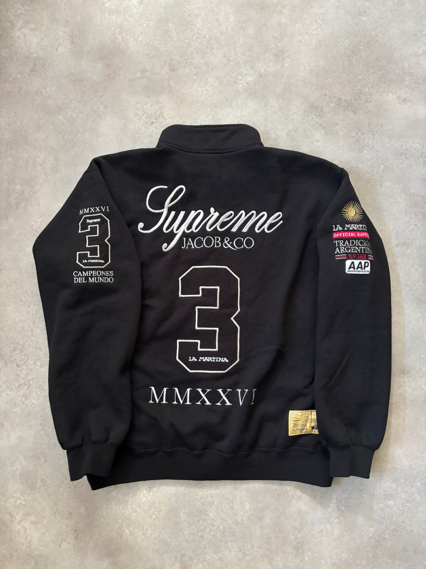 Supreme La Martina Zip Up Sweatshirt (Str. M)