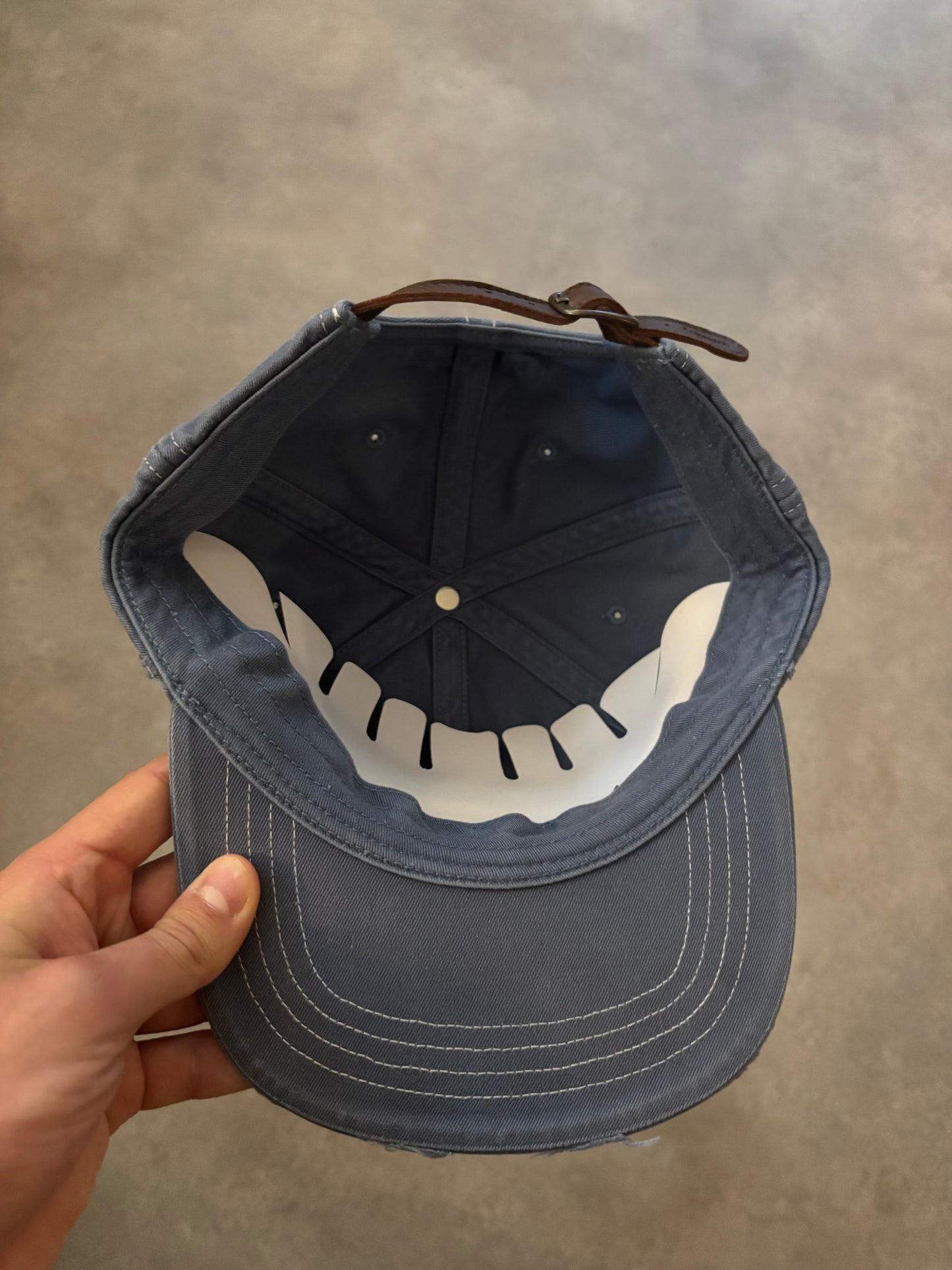 Supreme Distressed Script 6-Panel