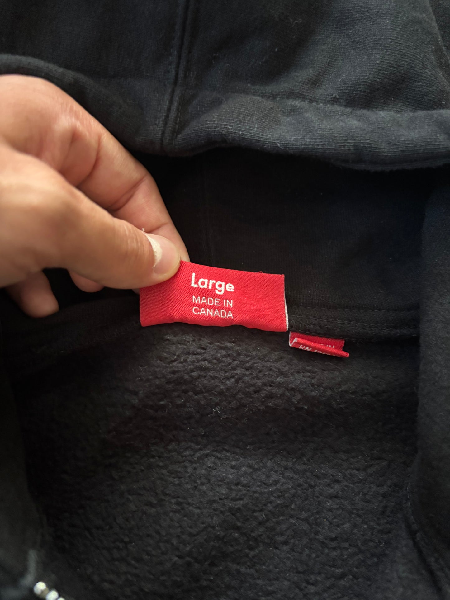 Supreme Collegiate Applique Zip Up Hoodie (Str. L)