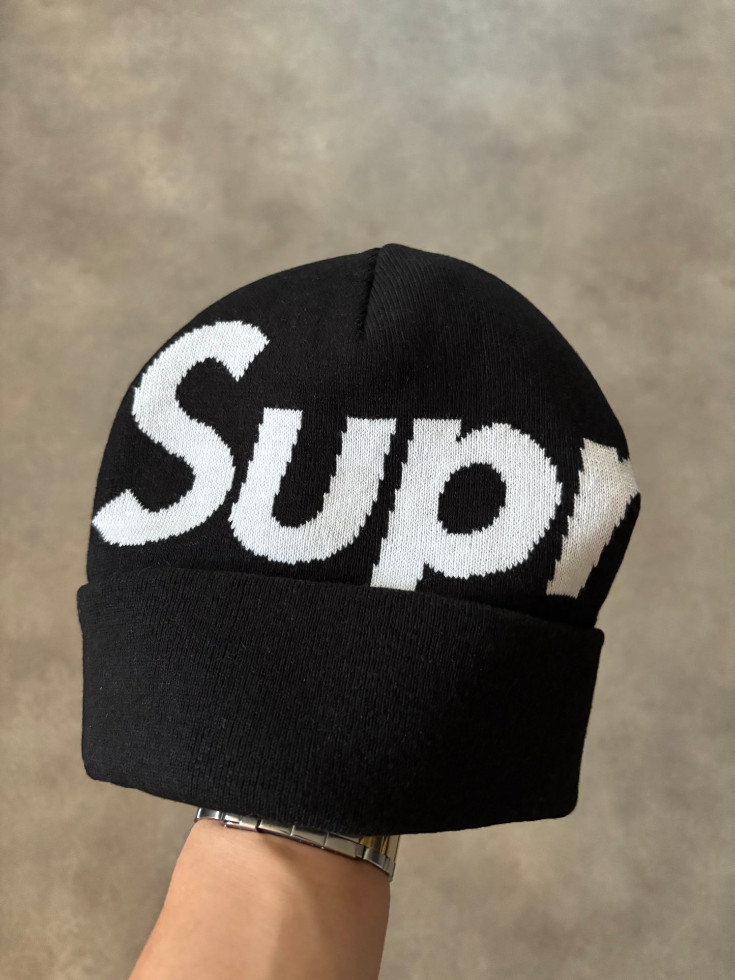 Supreme Big Logo Beanie