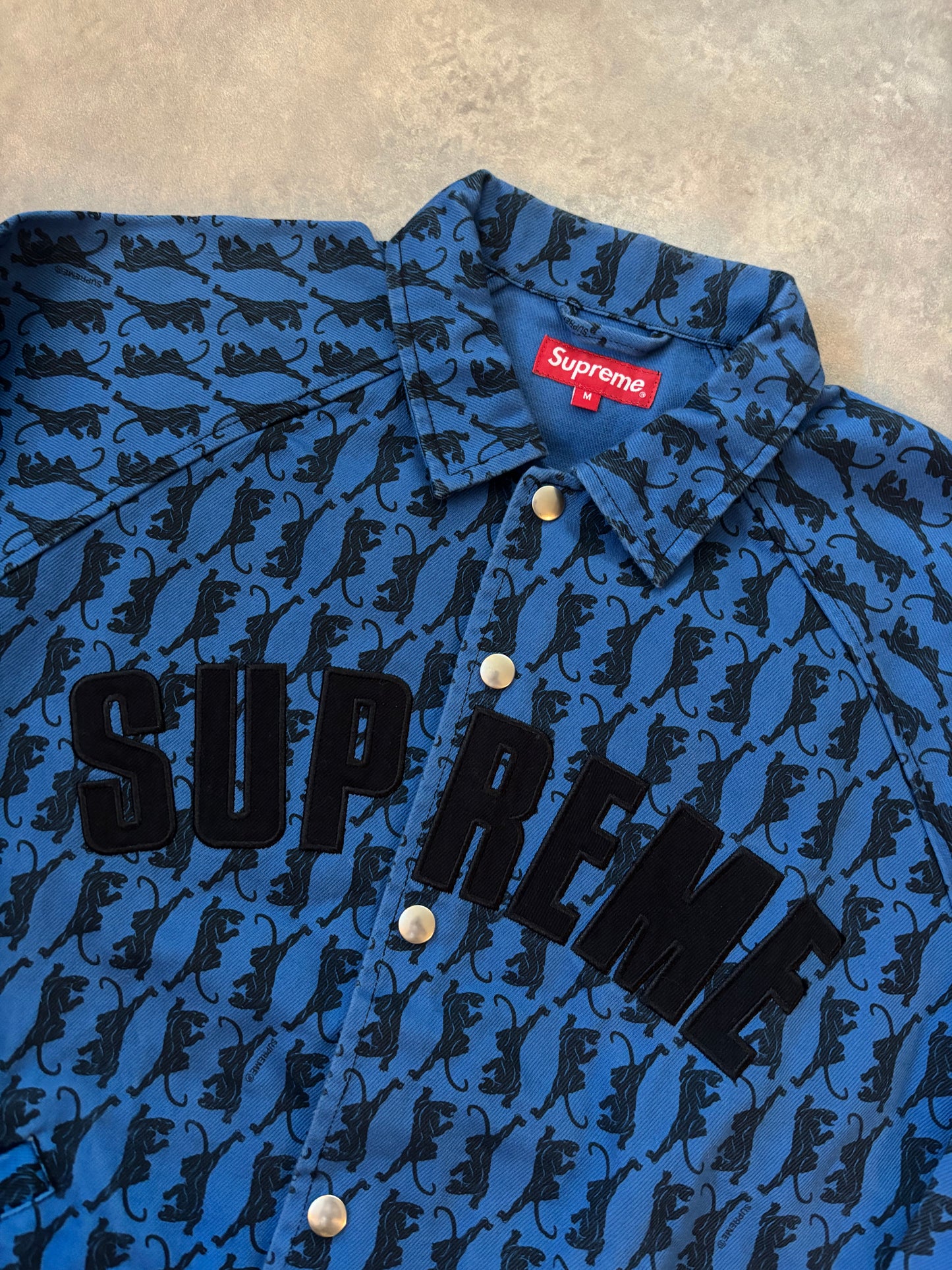 Supreme Snap Front Twill Jacket (Str. M)