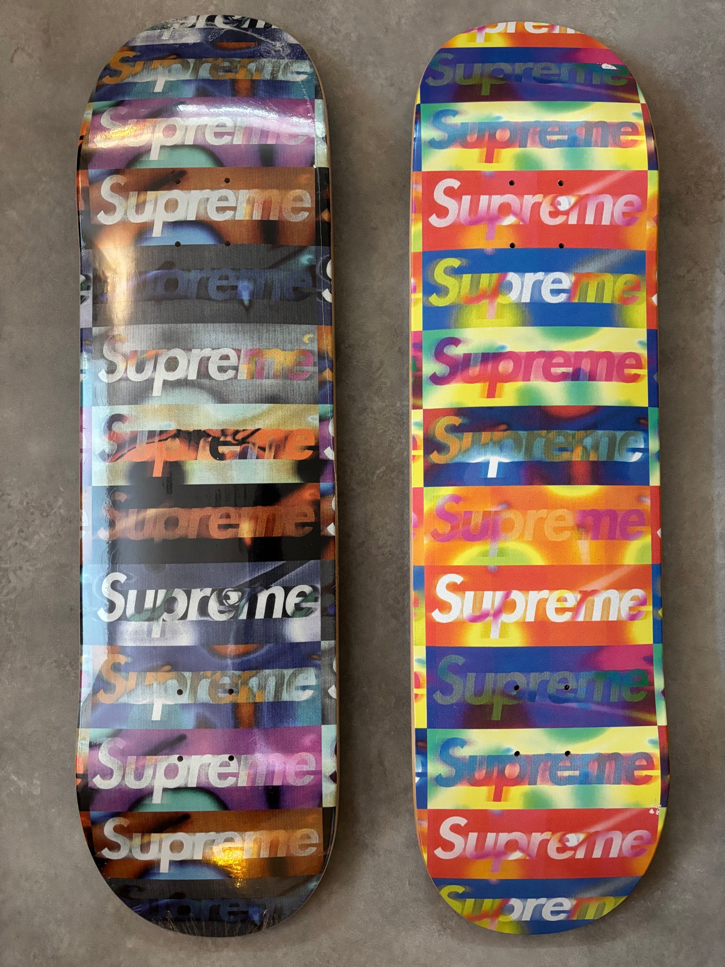 Supreme Distorted Logo Skateboard Deck