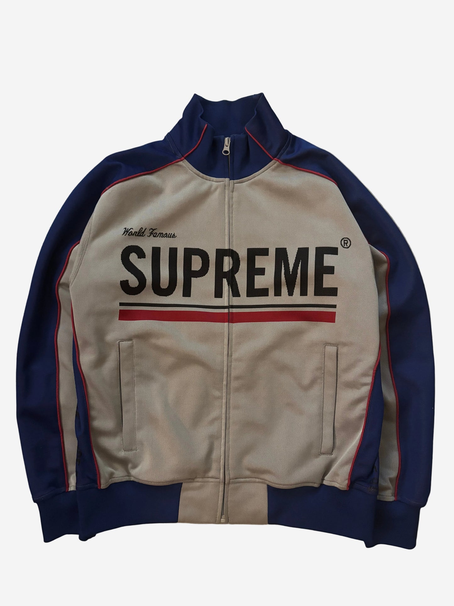 Supreme World Famous Jacquard Track Jacket (Str. M)