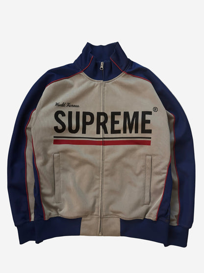 Supreme World Famous Jacquard Track Jacket (Str. M)