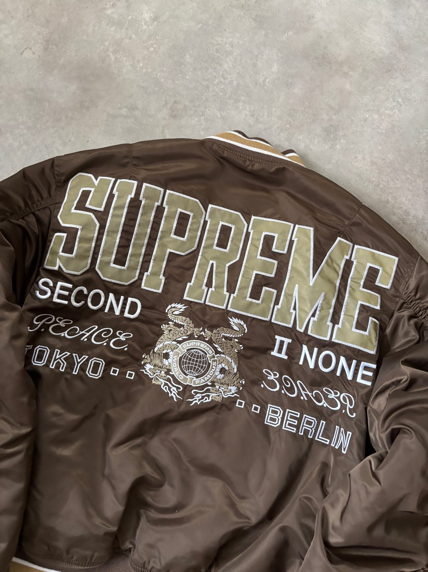 Supreme Second To None MA-1 Jacket (Str. S)