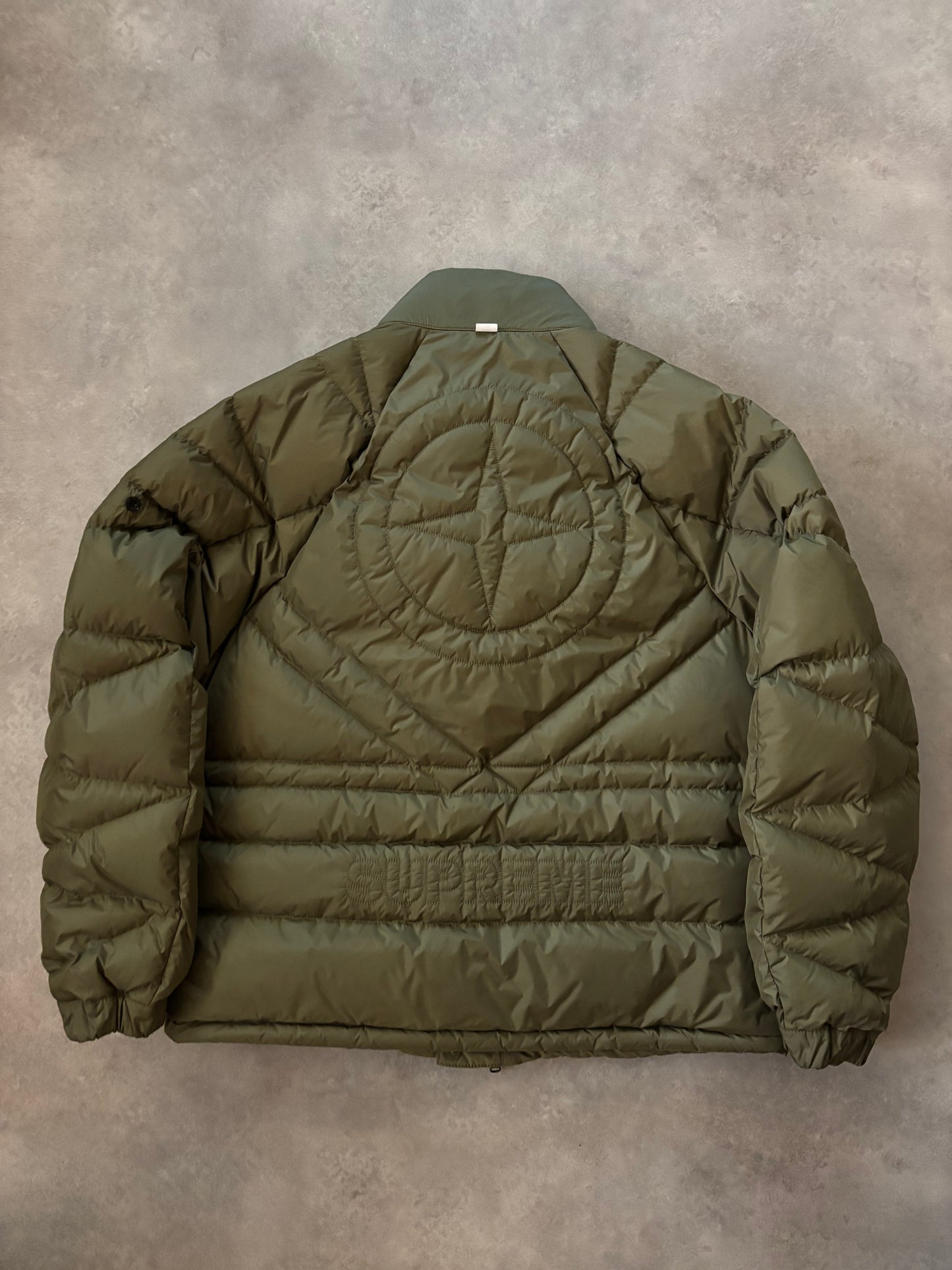 Supreme Stone Island Reversible Down Puffer Jacket  (Str. L)