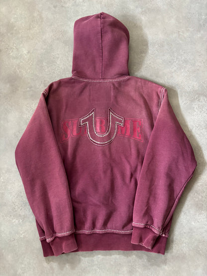 Supreme True Religion Zip Up Hooded Sweatshirt (Str. M)