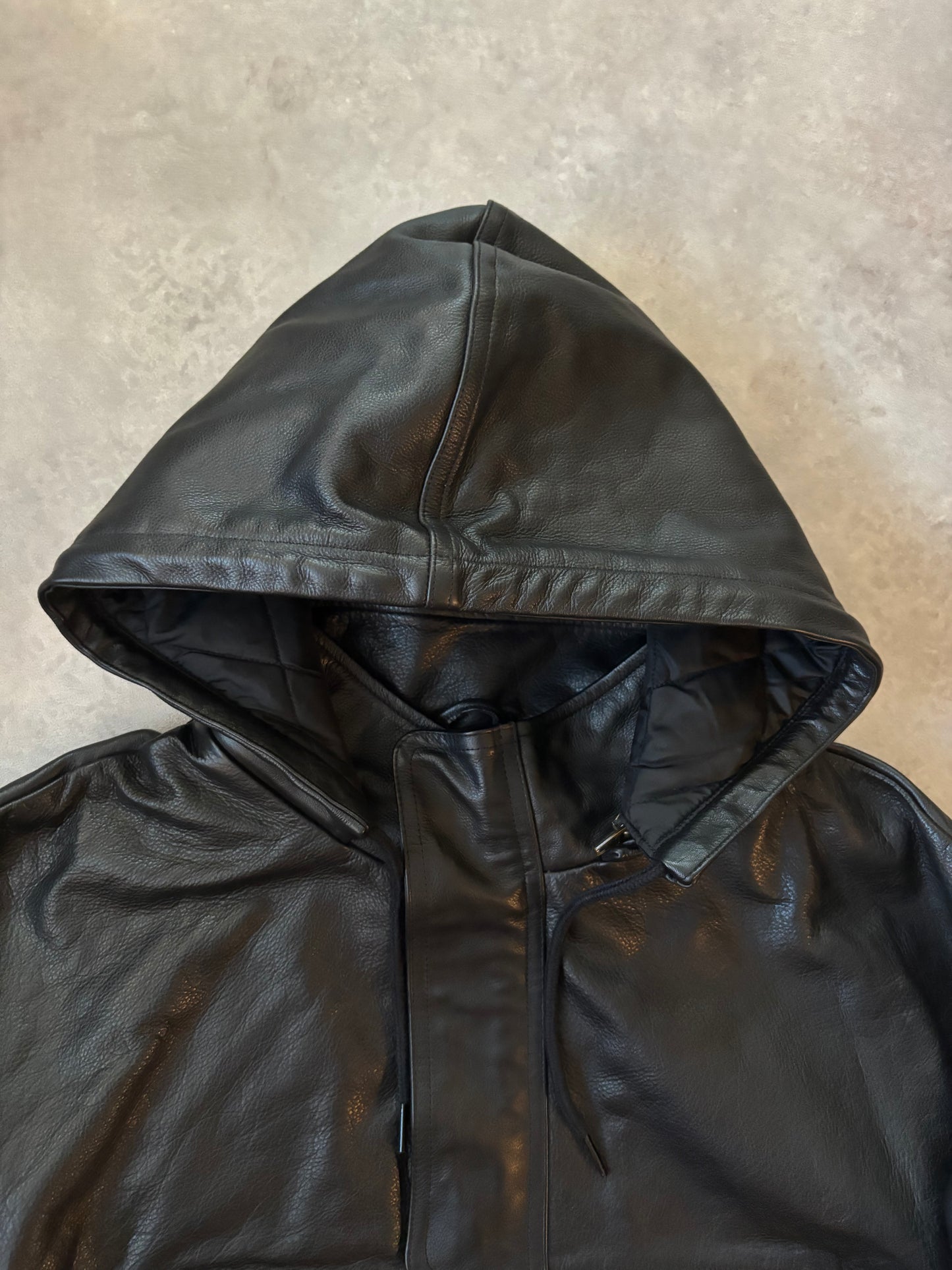 Supreme x Nike Leather Anorak (Str. S)