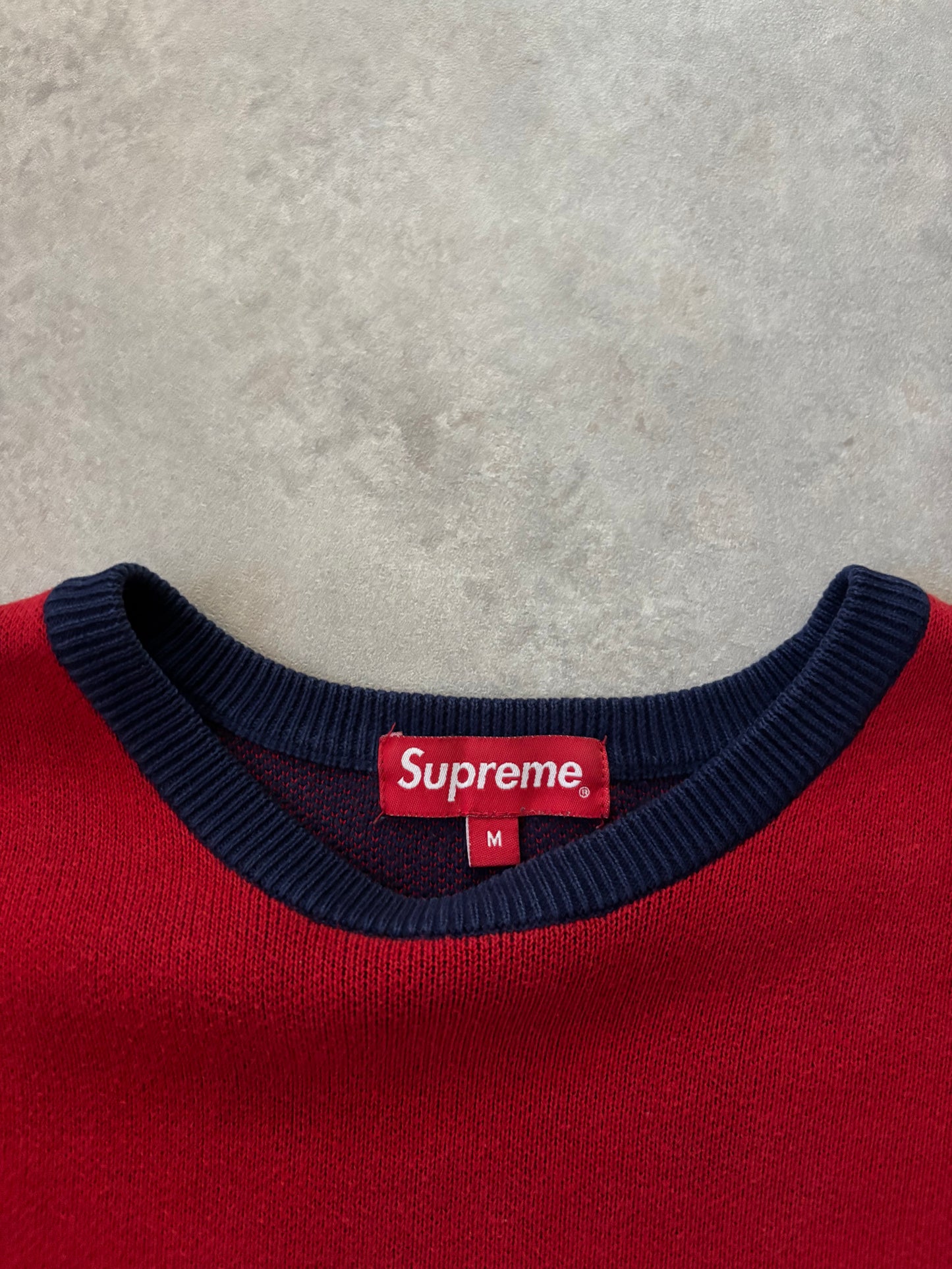 Supreme Logo Repeat Sweater (Str. M)