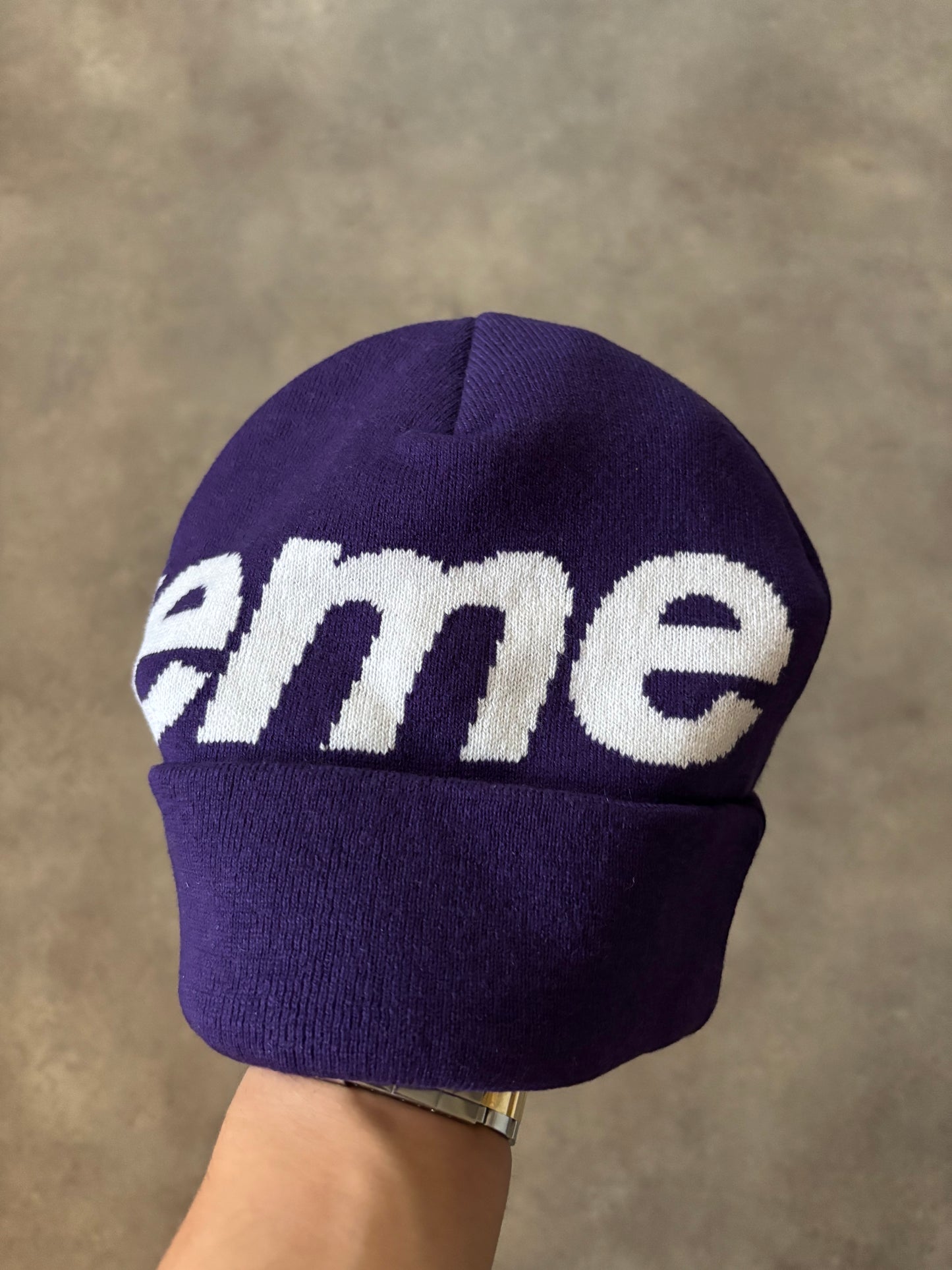 Supreme Big Logo Beanie