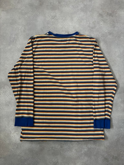 Supreme Multi Stripe Reflective Patch L/S Top (Str. XL)