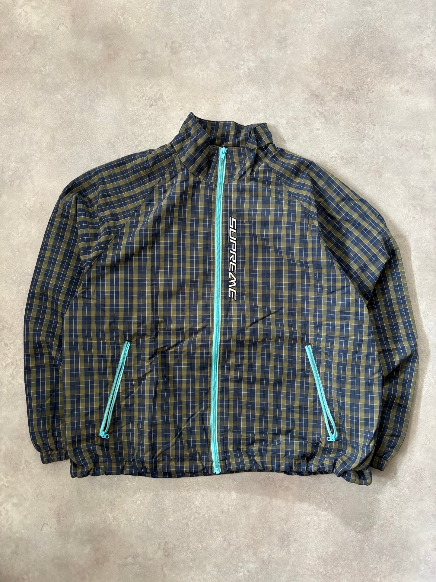 Supreme Plaid Track Jacket (Str. M)