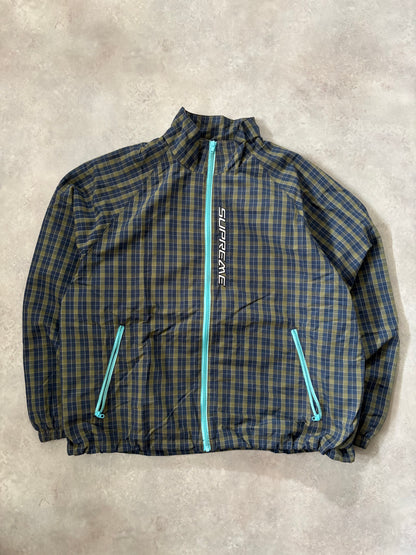 Supreme Plaid Track Jacket (Str. M)