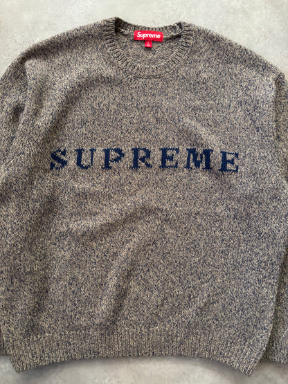 Supreme Contrast Logo Sweater (Str. L)