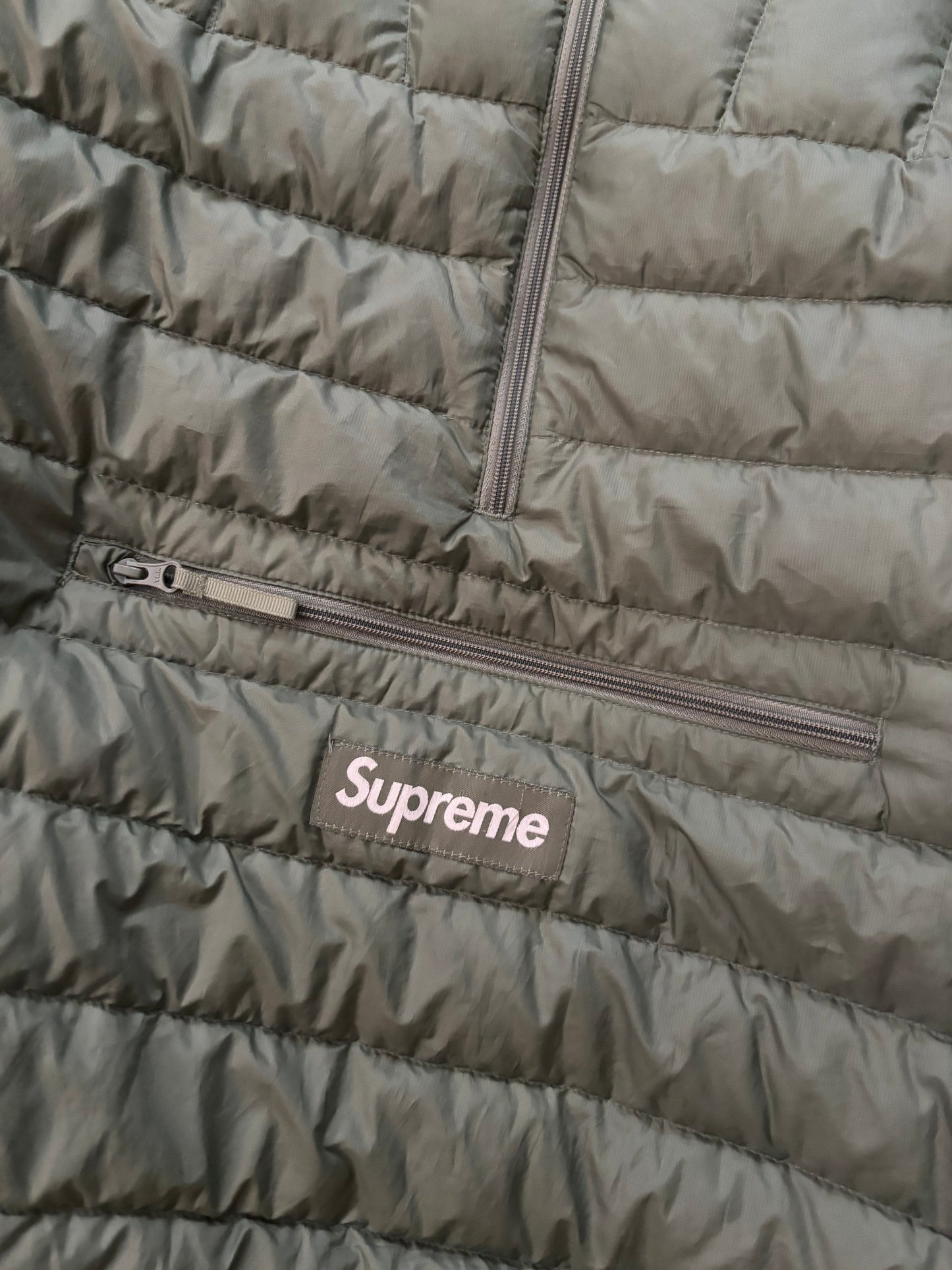 Supreme Micro Down Half Zip Jacket (Str. M)