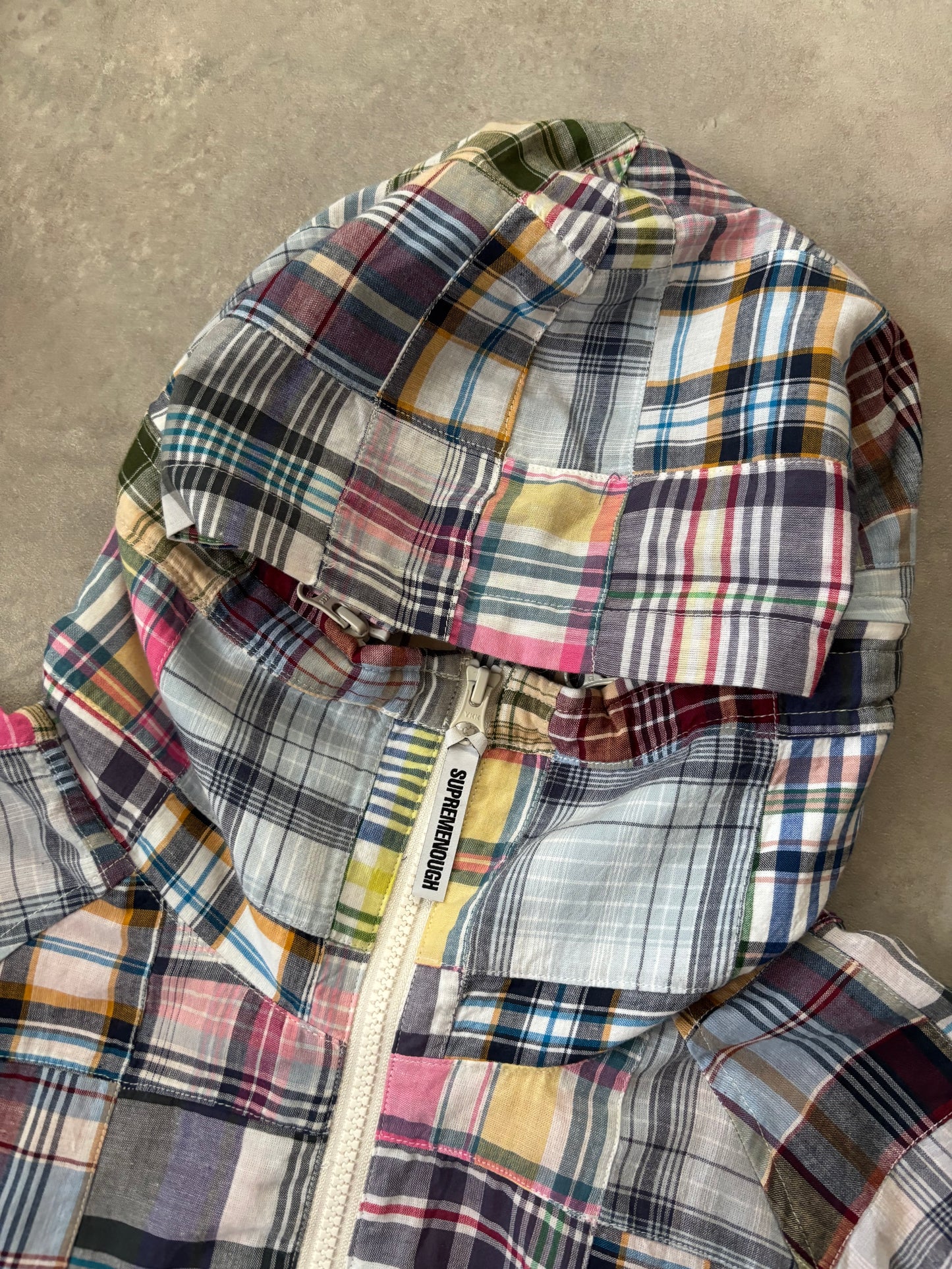 Supreme GOODENOUGH Patchwork Hooded Jacket (Str. L)