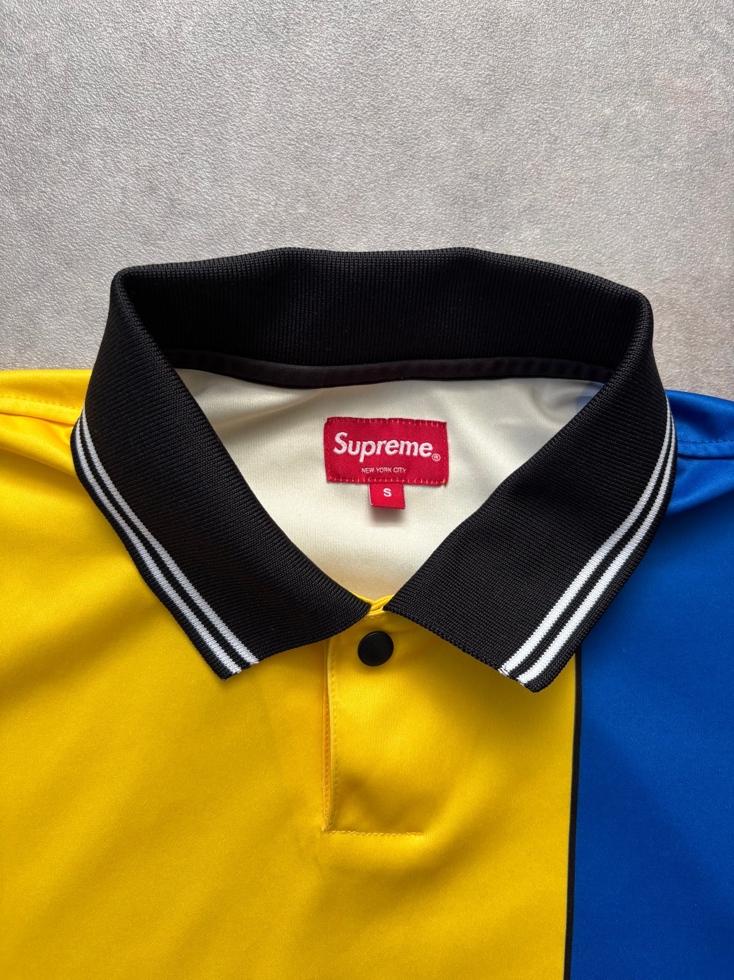 Supreme Colorblocked Soccer Polo (Str. S)