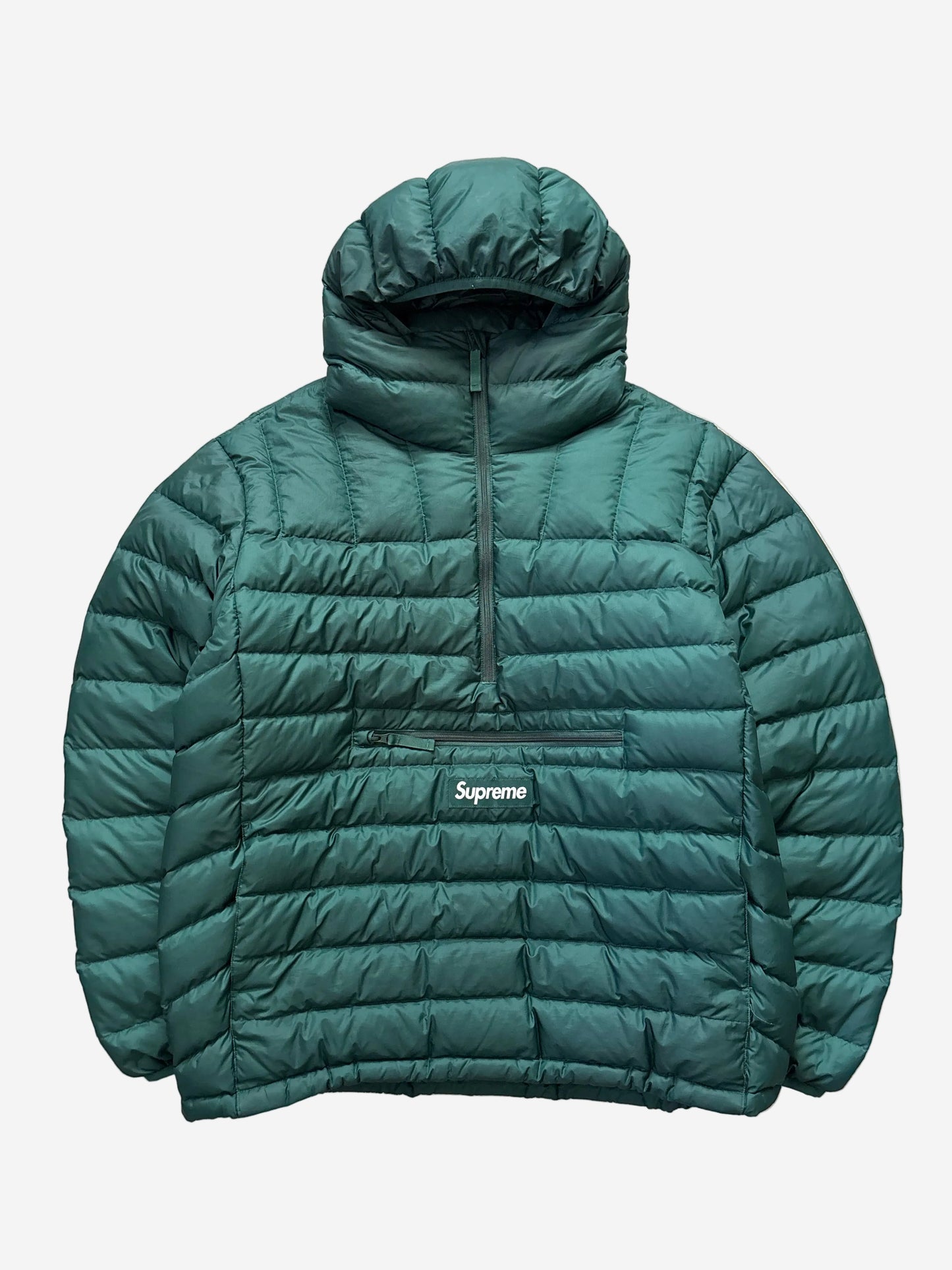 Supreme Micro Down Half Zip Hooded Pullover (Str. M)