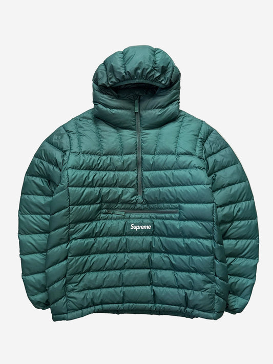 Supreme Micro Down Half Zip Hooded Pullover (Str. M)