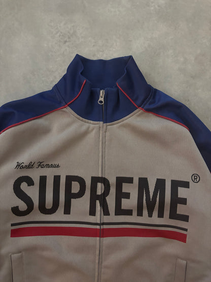 Supreme World Famous Jacquard Track Jacket (Str. M)