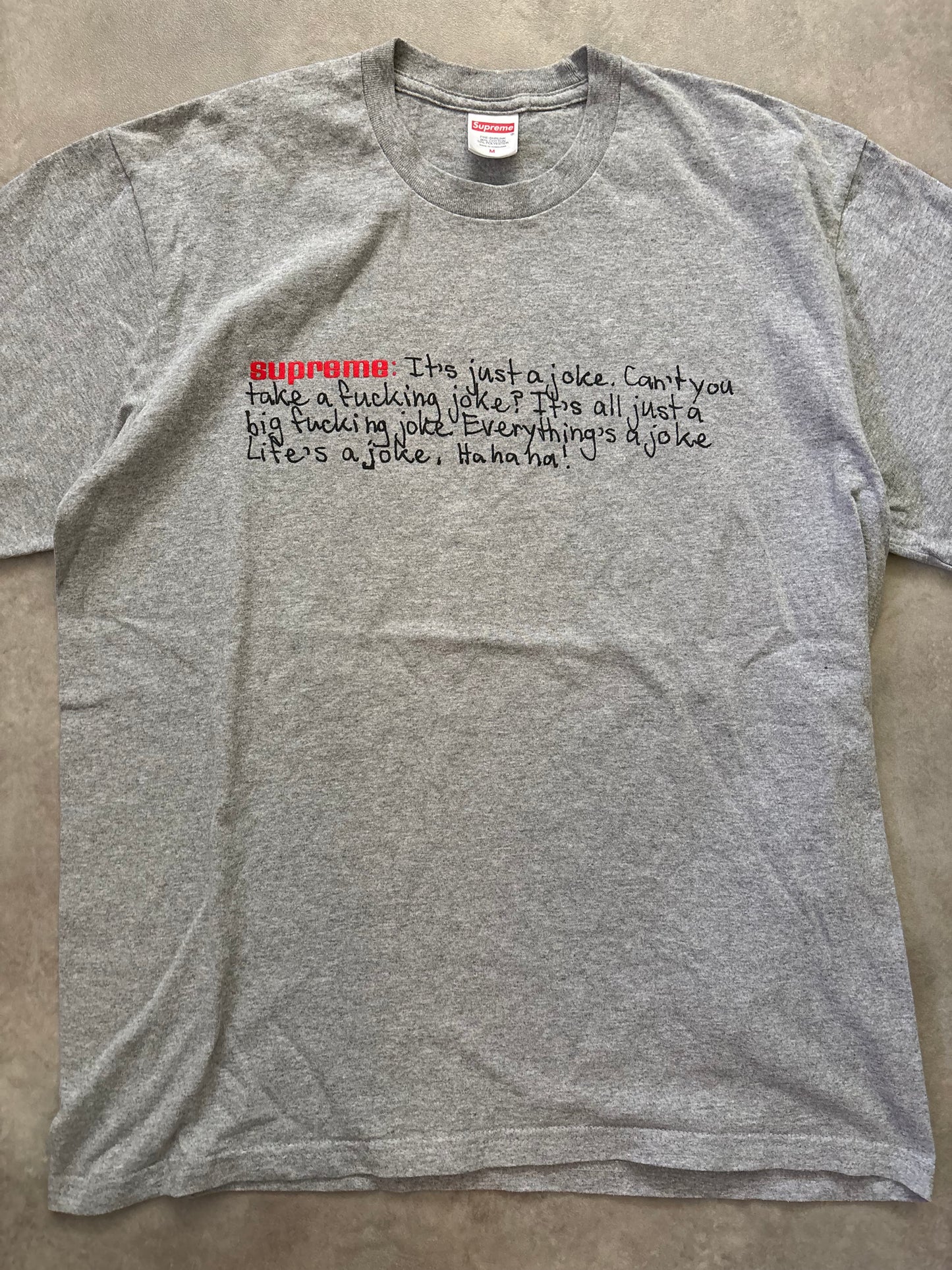 Supreme Joke Tee (Str. M)