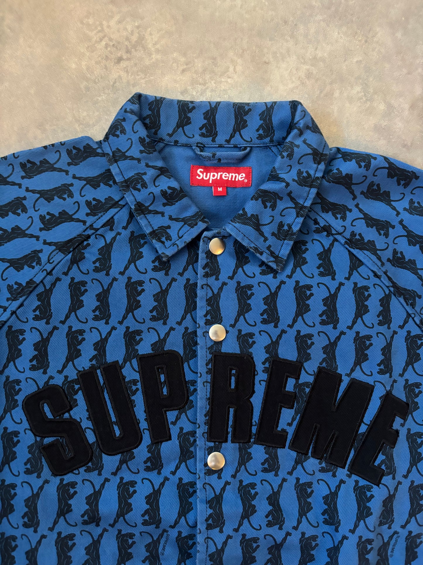 Supreme Snap Front Twill Jacket (Str. M)