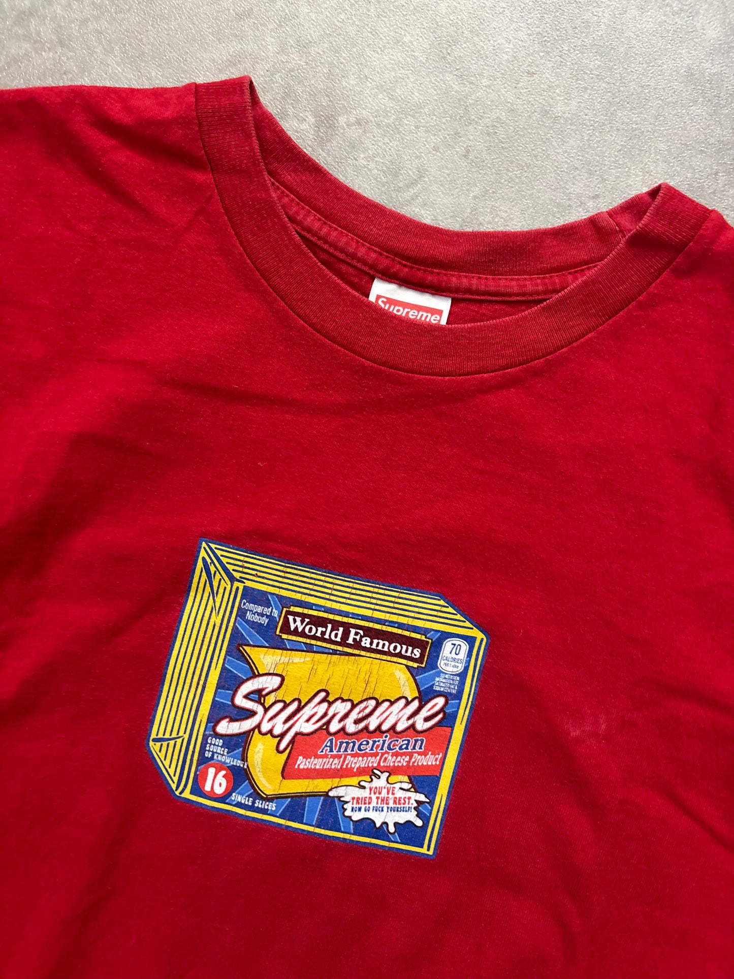 Supreme Cheese Tee (Str. L)