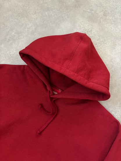 Supreme Satin Appliqué Hooded Sweatshirt (Str. L)