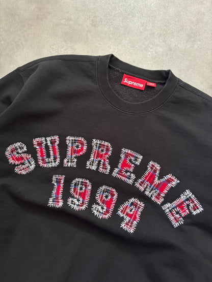 Supreme Plaid Arc Crewneck (Str. M)