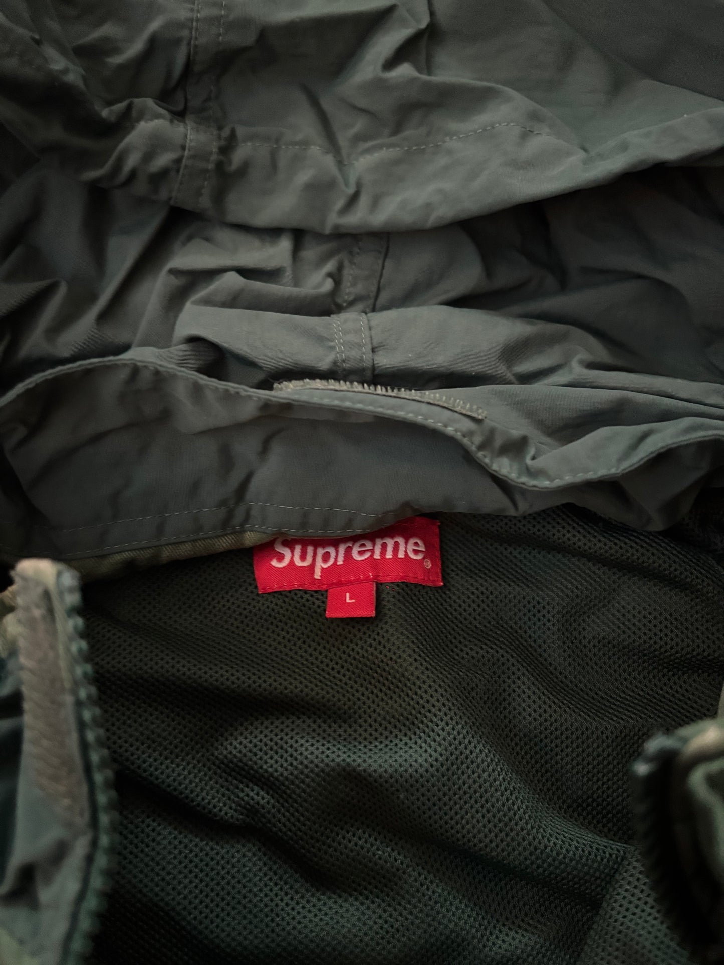 Supreme Court Half Zip Pullover Dark Green (Str. L)