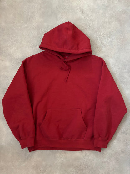 Supreme Satin Appliqué Hooded Sweatshirt (Str. L)