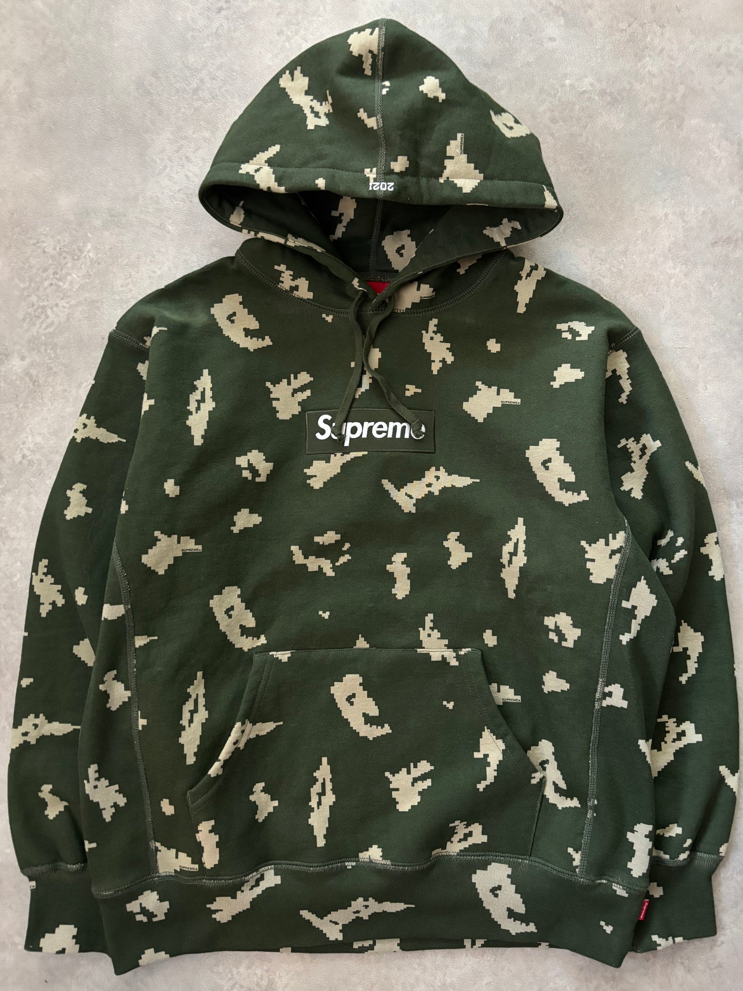 Supreme Box Logo Hooded Sweatshirt (Str. M)