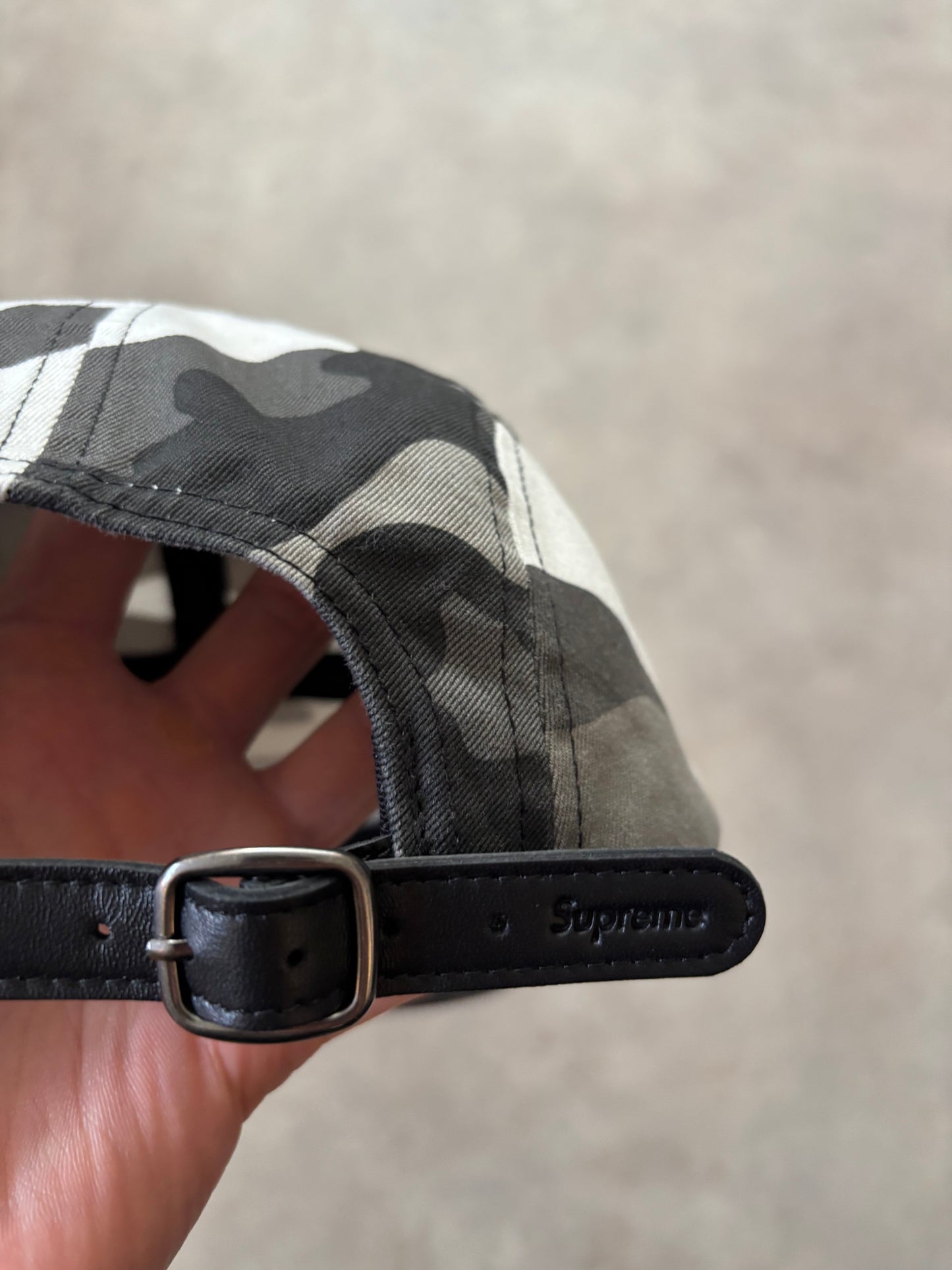 Supreme Washed Chino Twill Camp Cap