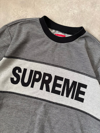 Supreme Tonal Stripe Logo Crewneck (Str. M)