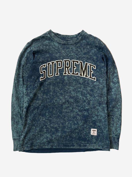 Supreme Acid Wash Arc Logo LS Tee (Str. S)