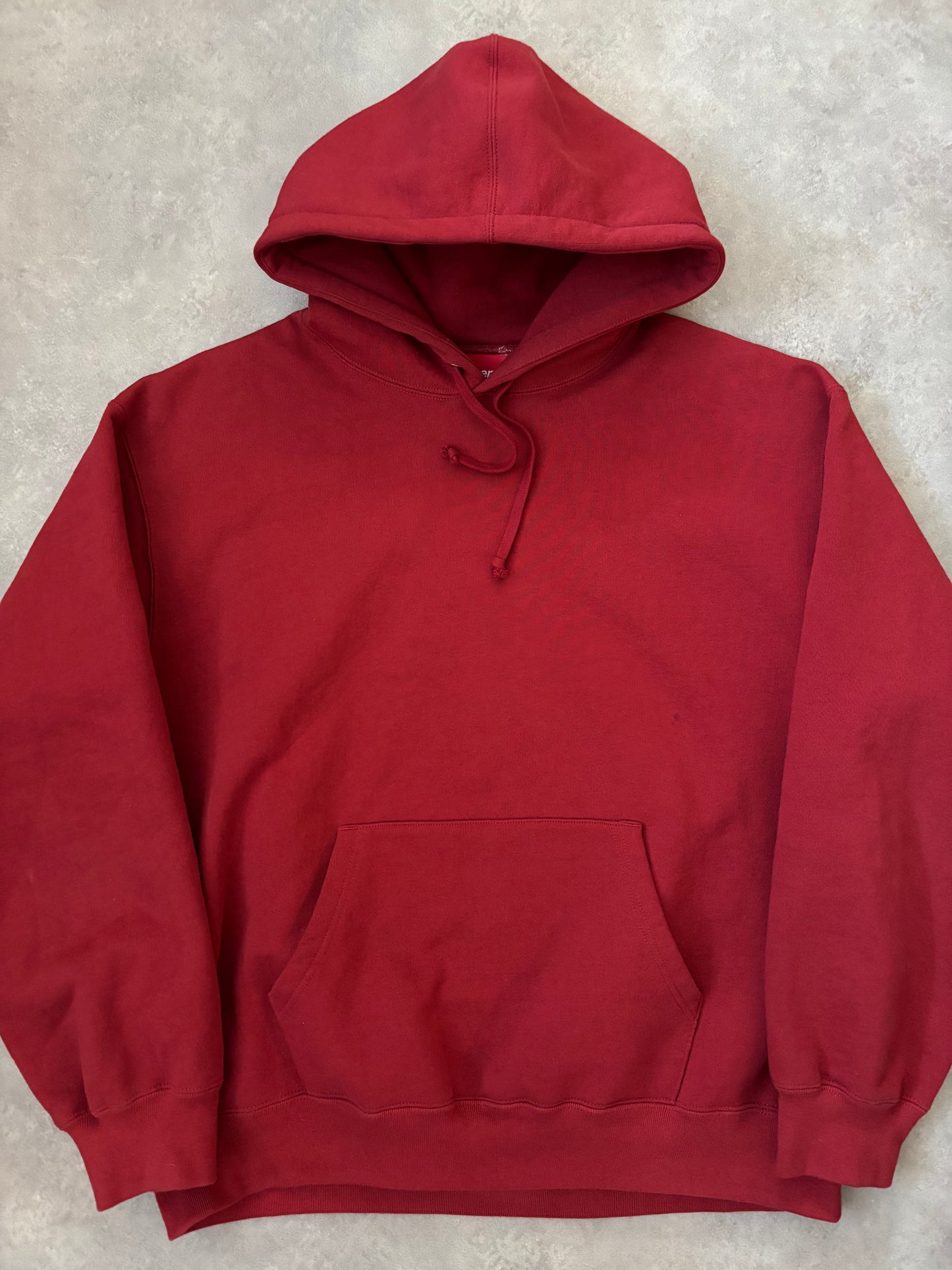 Supreme Satin Appliqué Hooded Sweatshirt (Str. L)